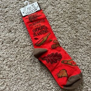 Socks and wine